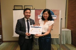 Thanks to our General Evaluator, Holly Ho from TGIT
